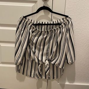 Off the Shoulder Tie Top